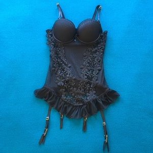 New! Sexy Lingerie // Black Corset Lingerie Size M